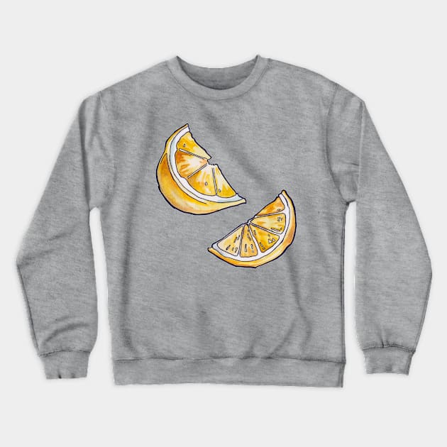 When Life Gives You Lemons Crewneck Sweatshirt by JenTheTracy